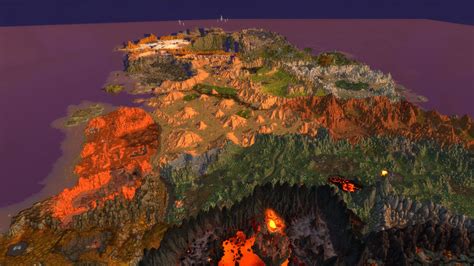 This is a view from the top of Nordrassil all the way down to the southern shore of Uldum. View ...