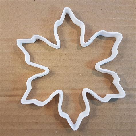 Snowflake Cookie Cutter Dough Winter Biscuit Pastry Xmas Christmas ...