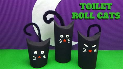 Halloween Craft - Toilet Paper Roll Cat - Toilet Paper Roll Crafts, My ...