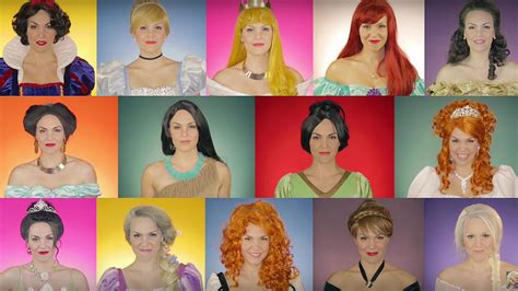 This woman's medley of all the Disney princess songs perfectly illustrates how the princesses ...