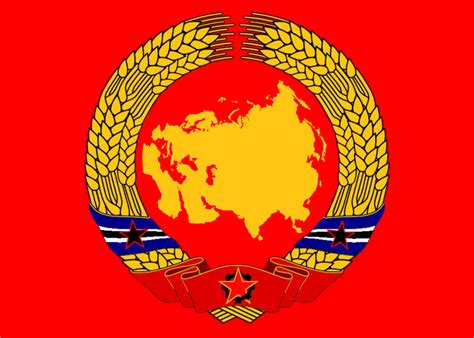 My take on the flag of the Union of Socialist Eurasia : r/vexillology