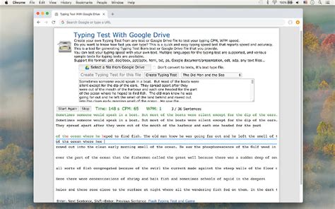 Typing Test - Chrome Web Store