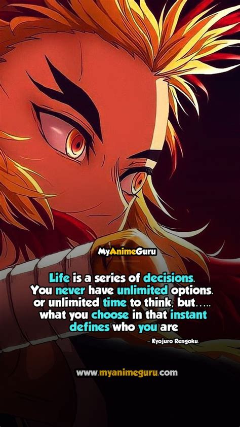 Rengoku Quote - Demon Slayer | Anime quotes inspirational, Anime quotes about life, Anime quotes