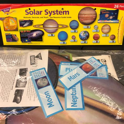 Solar system bulletin board set