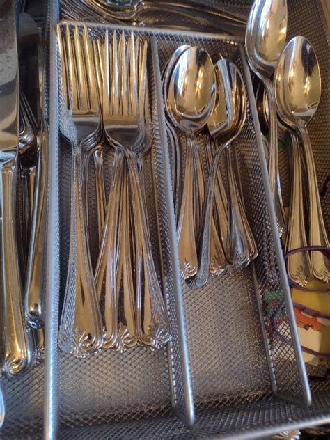 Set of Lenox Stainless Flatware Kitchen Use | EstateSales.org