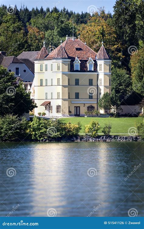 Castle on lake Starnberg stock photo. Image of european - 51541126