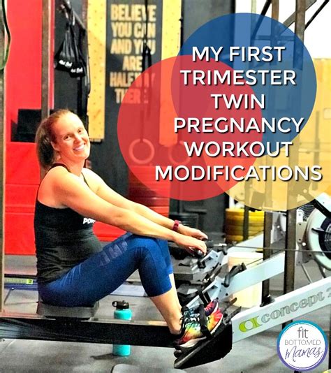 My First Trimester Twin Pregnancy Workout Modifications - Fit Bottomed ...