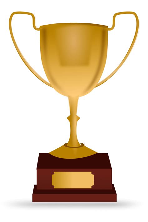 Gold Trophy template | Free Printable Papercraft Templates