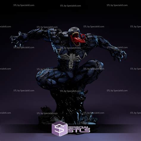 Venom STL files Jumping Pose | SpecialSTL