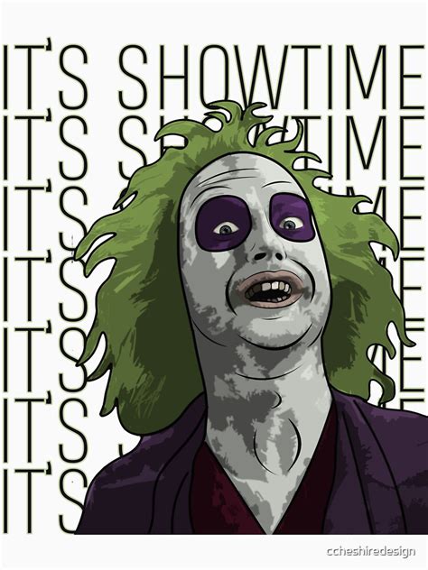 "Beetlejuice Inspired It's Showtime" T-shirt for Sale by ...