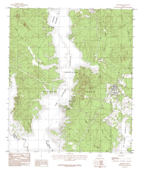 Broaddus, TX Topographic Map - TopoQuest