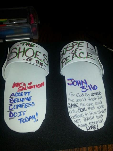 Shoes Of Peace Craft