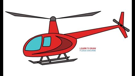 How To Draw a Helicopter Step By Step Easy For Kids