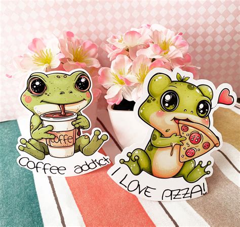 Kawaii Frog Stickers by FantasyUniverseArt on DeviantArt