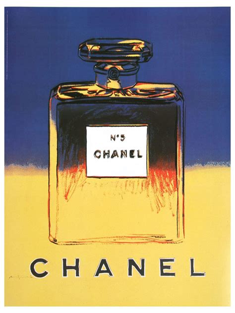 Chanel No. 5 Bottle (Unframed) - Gilt Home | Andy warhol pop art ...