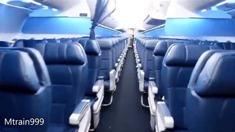 Delta A320 cabin (Comfort+) - YouTube