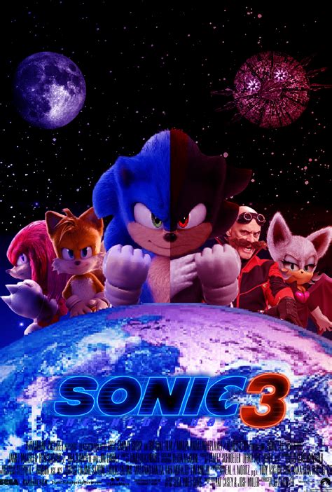 Sonic Movie 3 Poster by Mariorainbow6 on DeviantArt