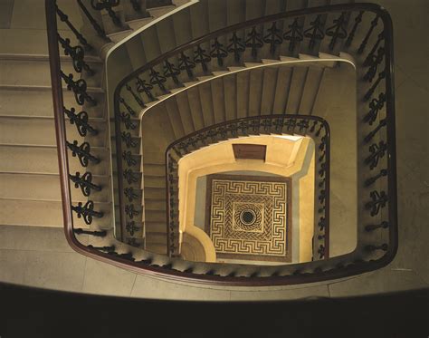 Cantilever Staircase | When completed during the Herbert Bak… | Flickr