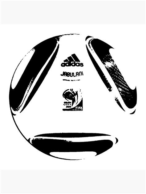 "Football Jabulani official match ball for the 2010 FIFA World Cup - Soccer Design" Poster by ...