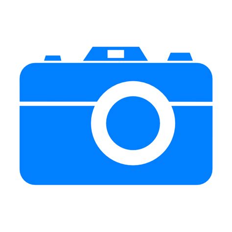 Blue Camera Icon Clip Art at Clker.com - vector clip art online, royalty free & public domain