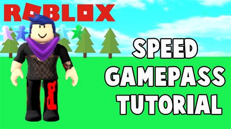 How to make a speed gamepass in Roblox Studio 2020 | Easy - YouTube