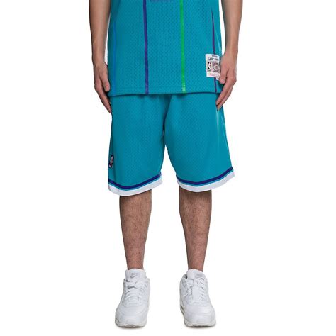 MITCHELL & NESS Men's Charlotte Hornets Basketball Shorts 540B 3CT ...