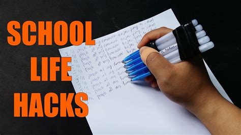 Life Hacks For School || Amazing Pen Life Hacks You Should Know || Life Hacks - YouTube