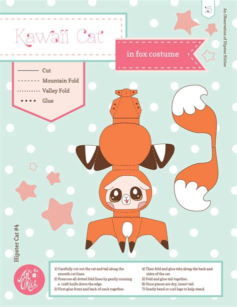 Kawaii Papercraft Templates