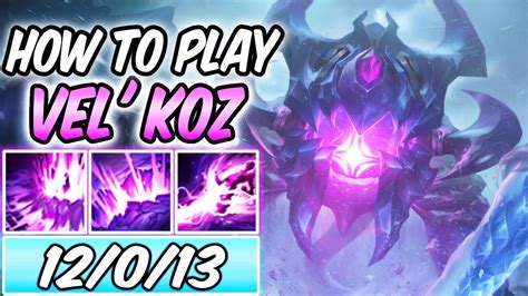 HOW TO PLAY VEL'KOZ SUPPORT DIAMOND GUIDE | Build & Runes | BLACKFROST ...