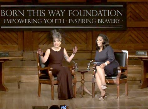 Lady Gaga Goes to Harvard With Oprah Winfrey, Launches Born This Way Foundation - E! Online