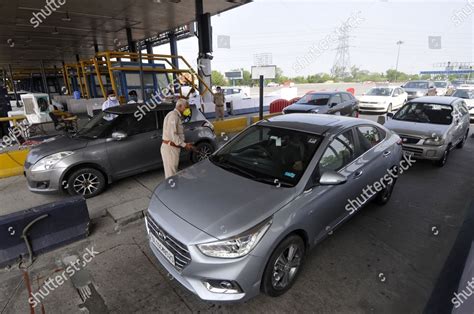 Uttar Pradesh Police Personnel Screen Commuters Editorial Stock Photo ...