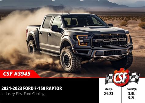 2023 Ford F-150 Raptor Radiator - CSF Cooling