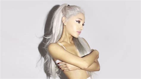 Ariana Grande Goes Platinum Blonde