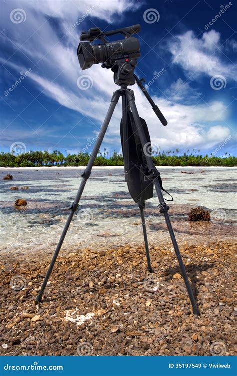 Video Camera in a Coral Reef Stock Image - Image of hobby, film: 35197549