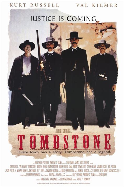 Pin by Nel Djny on Movie posters 1990's | Tombstone movie, Tombstone ...