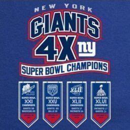 How Many Super Bowls Does the Giants Have