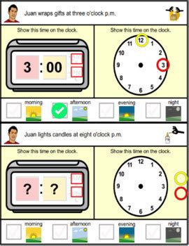 Telling Time Number Line Activity PDF Slides by vspd799 | TPT