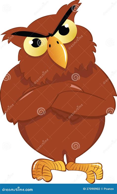 Angry Owl Stock Photography - Image: 27090902