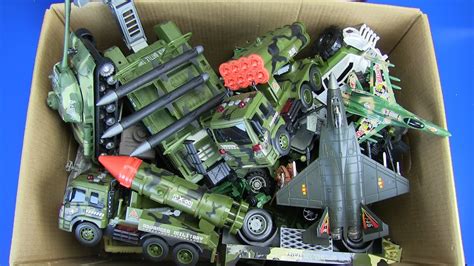 Box of Military Vehicles Toys ! Military Trucks,Airplanes,Ships,Tank ...