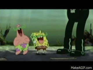 Spongebob and Patrick vs Dennis and the Cyclops on Make a GIF