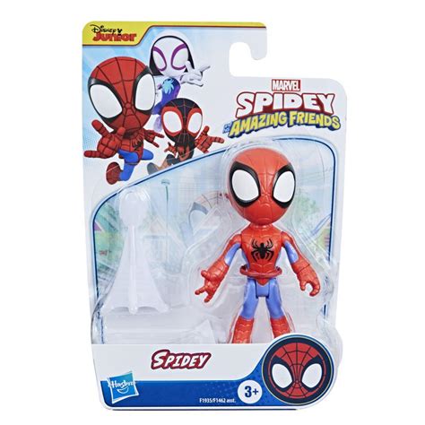 Marvel Spidey and His Amazing Friends Spidey Hero Figure, 4-Inch Scale ...