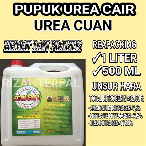 Pupuk Urea Cair Cuan Reapacking Kemasan 500 ML dan 1 Liter | Lazada Indonesia