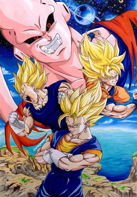 Vegito Vs Super Buu Wallpaper