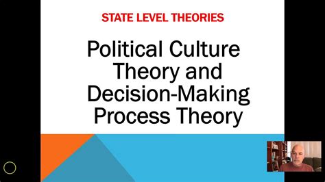 POLSC 250 - Political Culture Theory Lecture