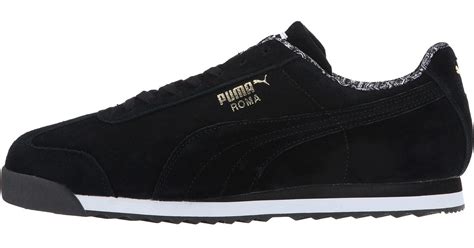 PUMA Roma Suede Paisley in Black for Men | Lyst