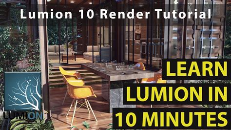 HOW TO LUMION | LUMION 10 Realistic Rendering Tutorial #1 - YouTube