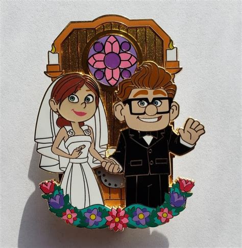 18019 - Carl & Ellie - Wedding Series - Disney Studio Store Hollywood / Soda Fountain Disney Pin