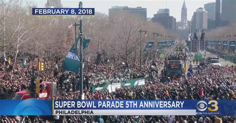 Eagles Super Bowl parade was 5 years ago Wednesday - CBS Philadelphia