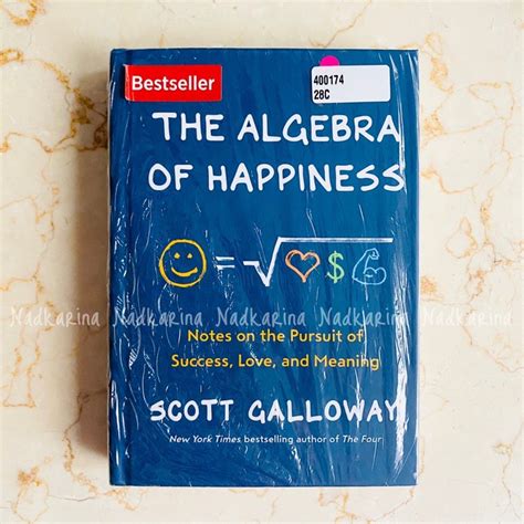 Jual The Algebra of Happiness (Hardcover ORI) - Scott Galloway (English ORI) | Shopee Indonesia