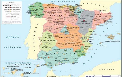 Resultado de imagen para mapa de españa provincias y pueblos | Mapa de ...